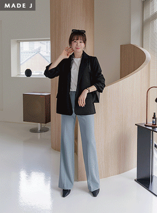 [MADE] Cheese Secret Semi-Bootcut Slacks 