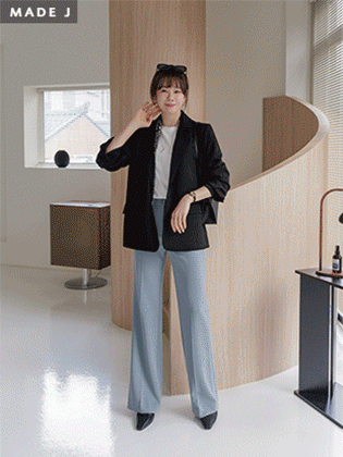 [MADE] Cheese Secret Semi-Bootcut Slacks 