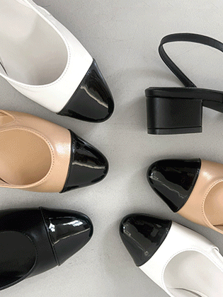 Atelier Two-Tone Slingback Heels