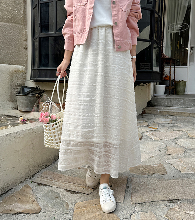 Sophie Dot Lace Skirt