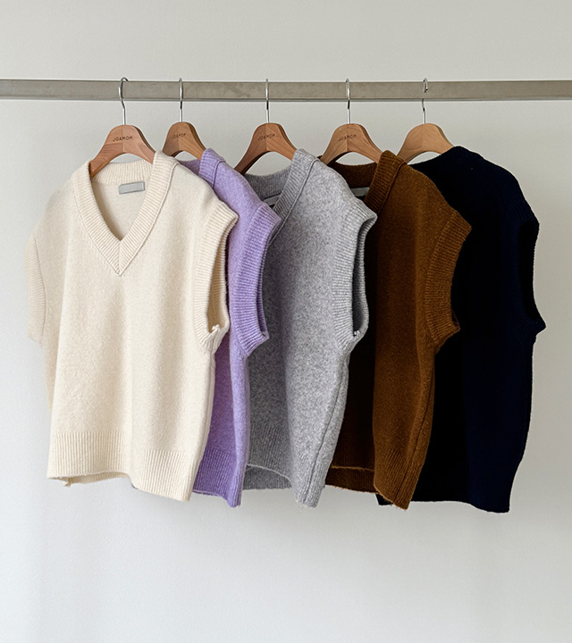 Pure Merino Wool Knit Vest