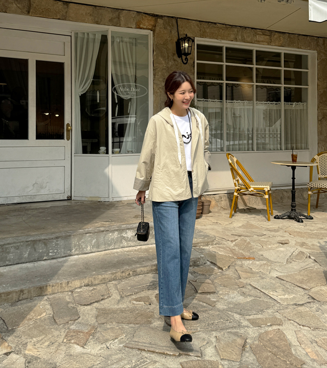 Scalp color-blocked hooded jumper