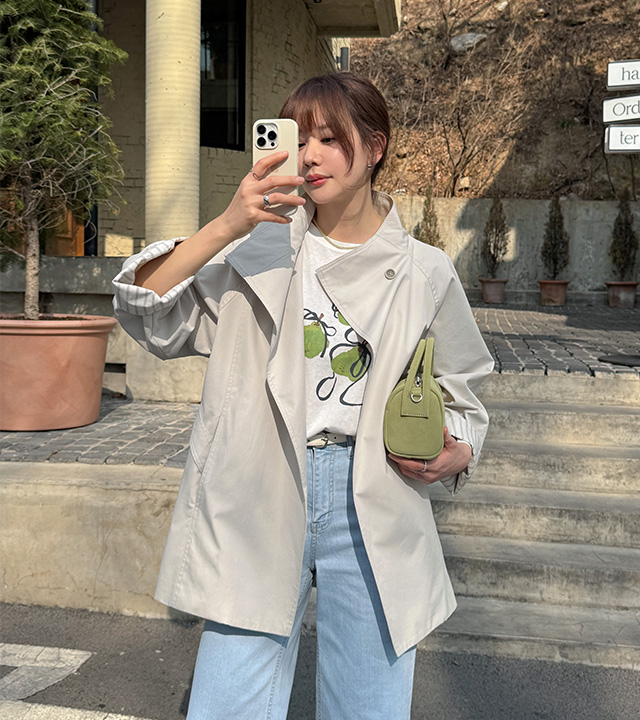 Camille Half Trench Jacket