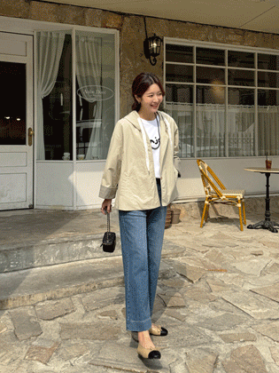 Scalp color-blocked hooded jumper