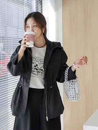 Robert Roll-up Hooded Jumper 