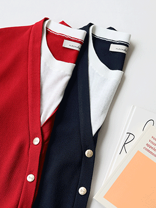 Lien vest layered knit