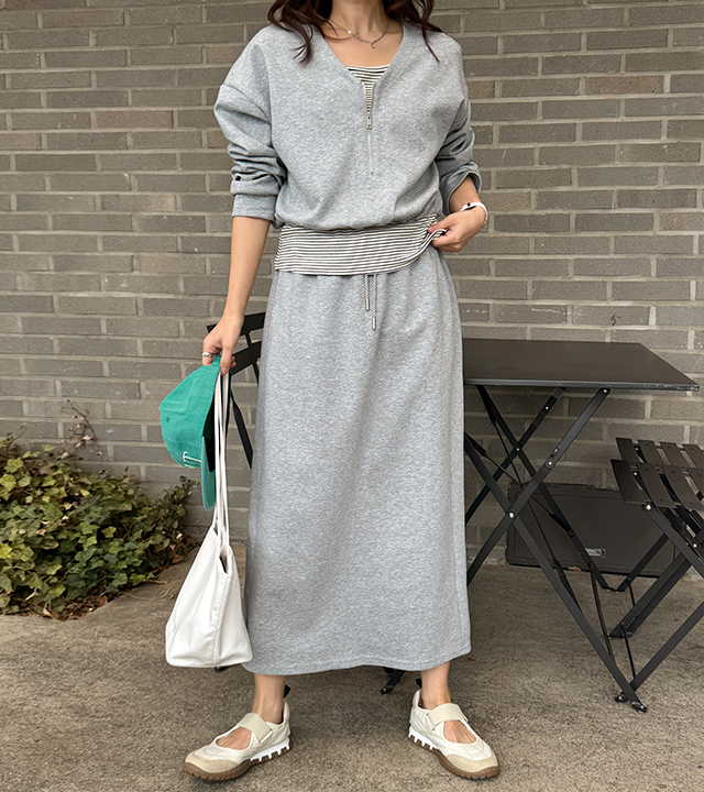 Cozy Layered Skirt Set