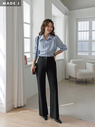 [MADE] Cheese Secret Semi-Bootcut Slacks 