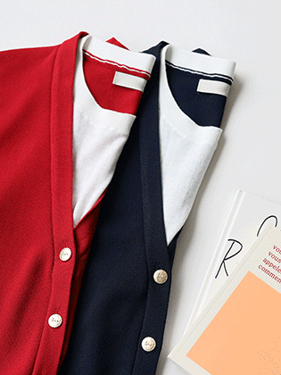 Lien vest layered knit