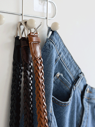 Urban Italy Leather Weaving Belt