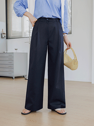 Mood Up Pintuck Wide Pants