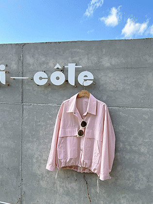 Melting Big Pocket Shirt Jacket