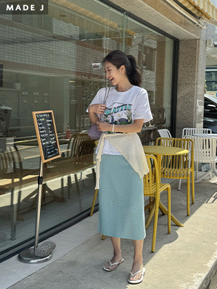 [MADE] Cheese H-line Skirt