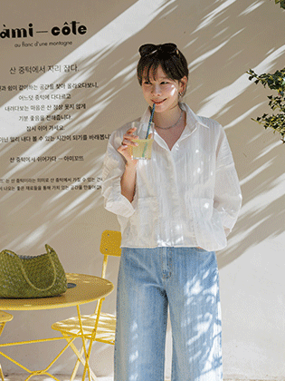 Roselle Wrinkle Jacket Blouse