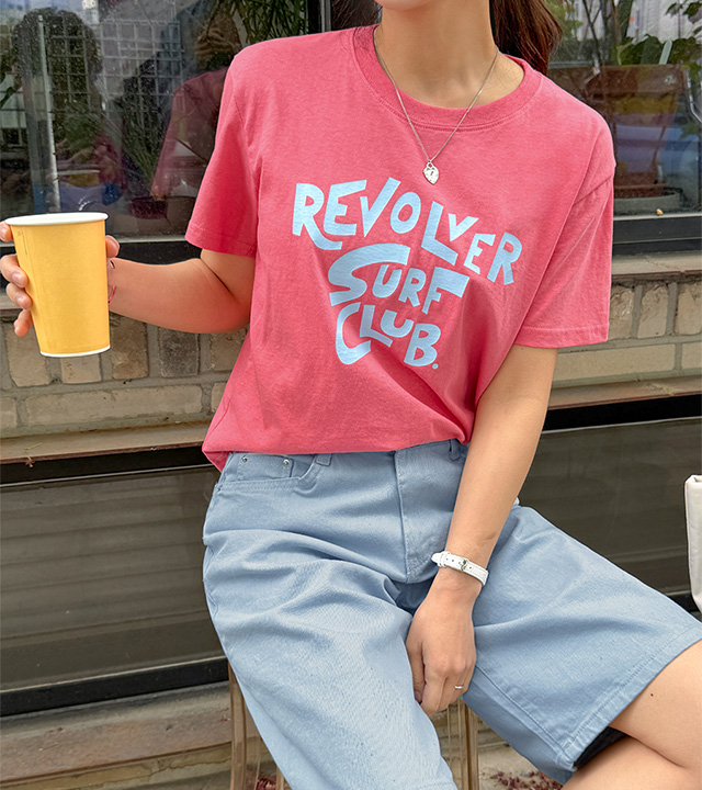 Surf print short-sleeve tee