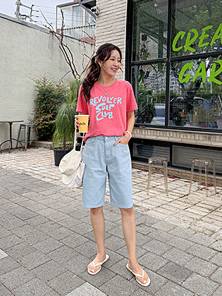 Surf print short-sleeve tee