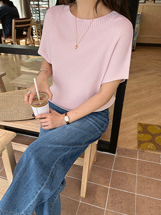 Shell Drape Pleated Knit