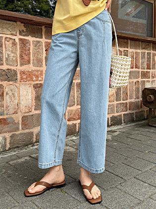Summer Dart Cut Baggy Denim Pants