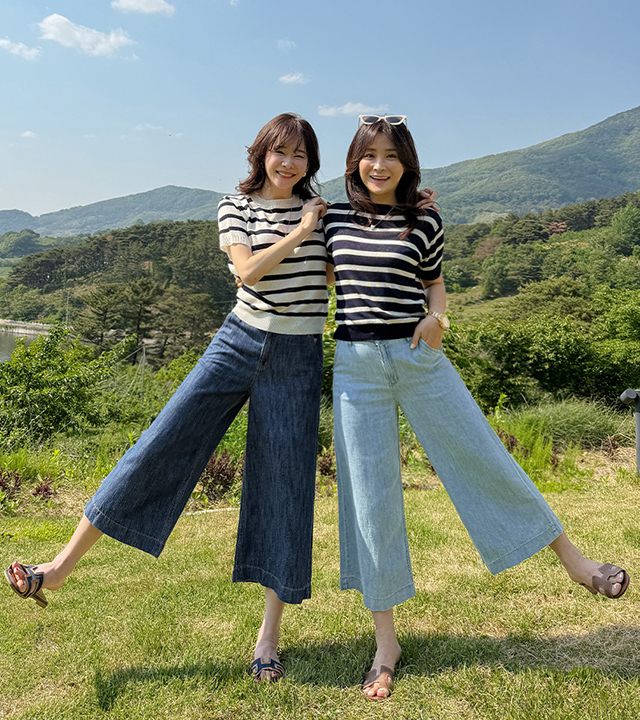 [MADE] Linen-like Crooked Denim Pants