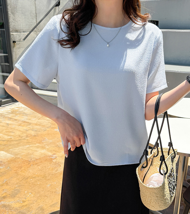 [MADE] Bloom Wrinkle Blouse