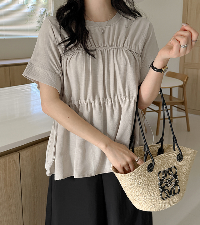 Bonne Shirred Blouse