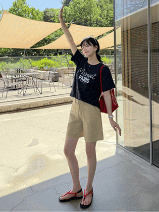 Cool Tencel Pocket Shorts