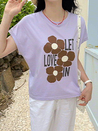 Margaret Printed Silket Tee