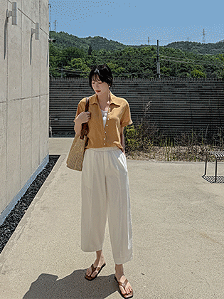 Comfortable Barrel Banding Pants