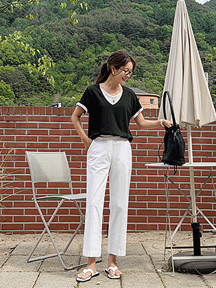 Edge Layered Short Sleeve Tee