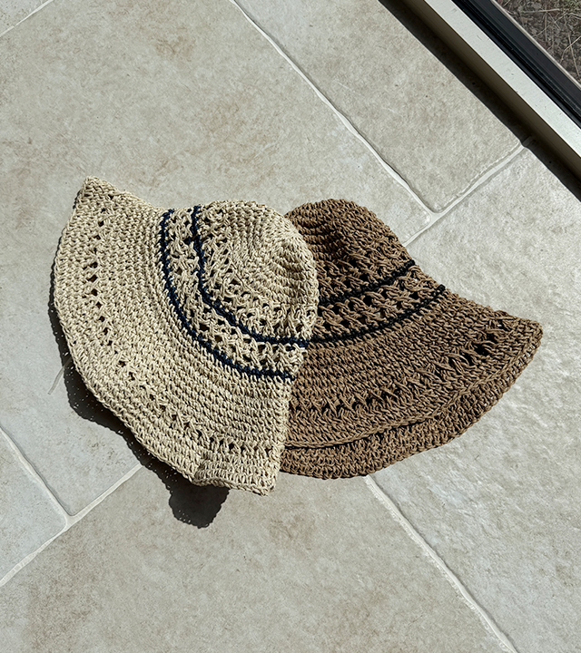 Double Line Branch Bucket Hat