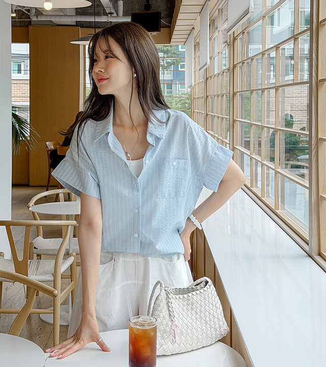 Roy Linen Mood Vertical Shirt