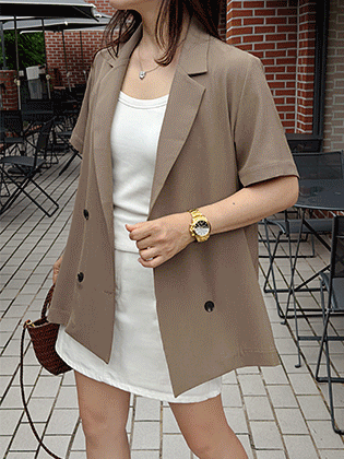 De Moi side slit jacket