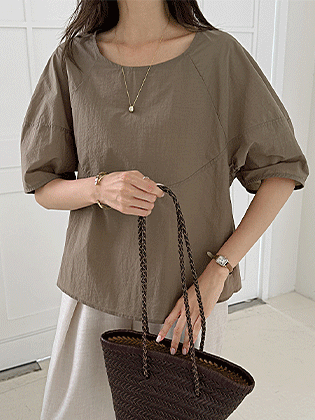 Ally Light Puff Blouse