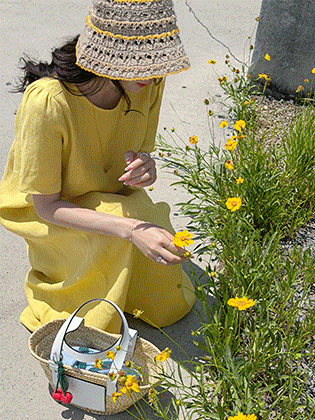 Chouette French linen dress