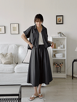 Andy A-line culotte pants