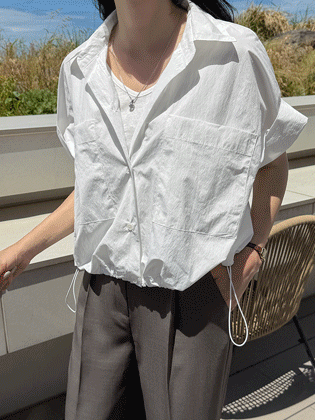 Cooling Crispy Backpleated Shacket