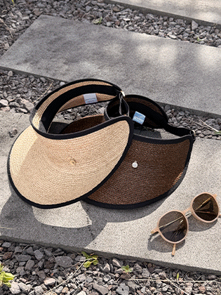 Noah Rivet Raffia Sun Cap