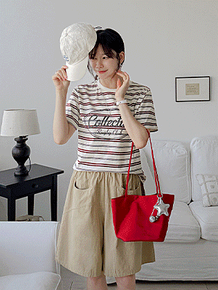 Crew Stripe Short Sleeve Tee