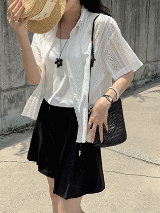 Nerf Lace Loose Fit Shirt