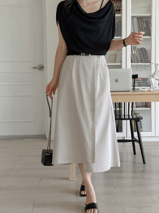 Anna Wrap Design Skirt (Belt Set)