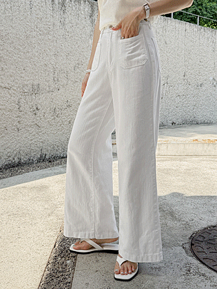 Real Linen Mood Pocket Pants 