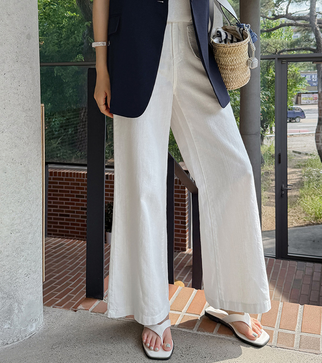 Real Linen Mood Pocket Pants 