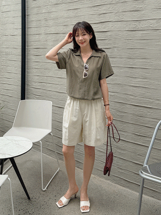 Boy Tencel Cotton Shorts