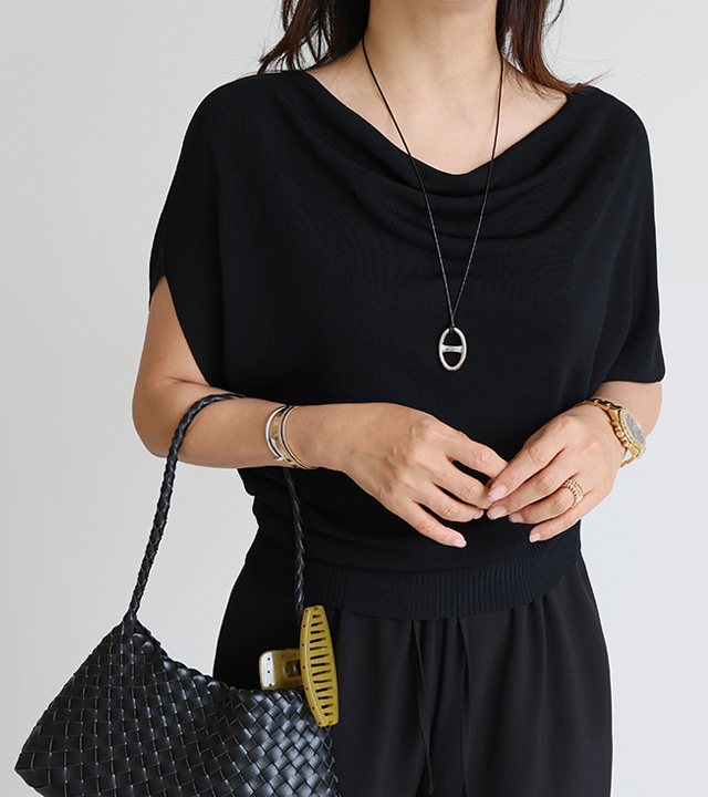 Elegant Drape Dolman Knit