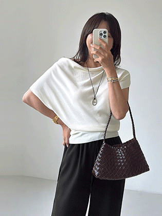 Elegant Drape Dolman Knit
