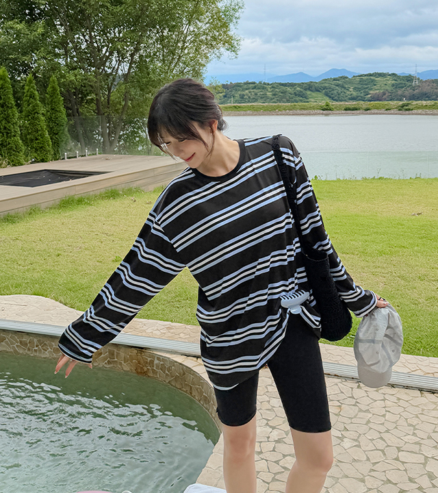 Candy Stripe Rash Guard
