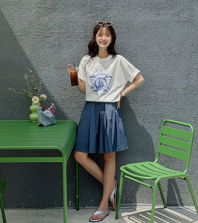Freeze Washer Culottes Shorts 