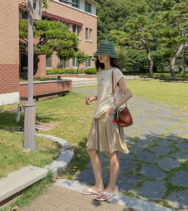 Freeze Washer Culottes Shorts 