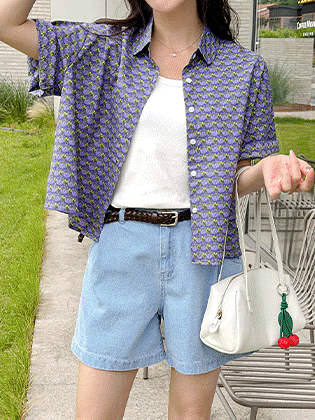 Wanderlust pattern shirt