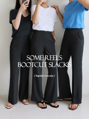 Some Reels bootcut slacks